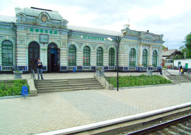 Красноград, вокзал, Современные
